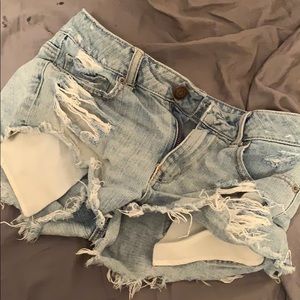 American eagle festival denim shorts